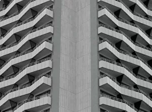 Artistic and Creative Abstract Architecture Art Collection: detail of hotel hotel