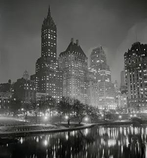 Artificial Lake Prints: Hotels by Central Park