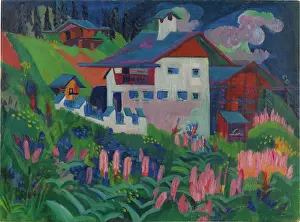 Prints of Our house, 1918-1922. Private Collection. Artist Kirchner, Ernst Ludwig (1880-1938). (Photo by Fine Art Images/Heritage Images via Getty Images) Raw Rhythms: The Electric World of Ernst Ludwig Kirchner: Our House
