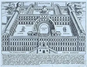 Augustus Prints: The House of Augustus on the Palatine Hill