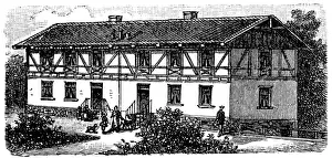 Ranch Prints: House for two families in PLaue
