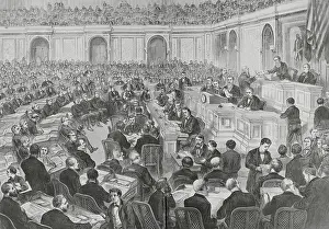 Confusion Prints: House of Representatives Joint Session over 1876 Election
