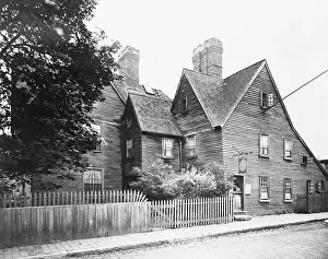 Salem Prints: House That Was Subject Of Hawthorne Novel