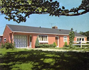 Residential Structure Prints: House in the Suburbs