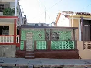 Balustrade Prints: Houses, Cienfuegos, Cuba