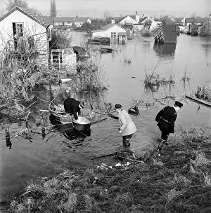 Flood Prints: Houses In Floodwater