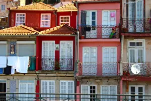 Houses in the Ribeira district of Porto