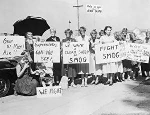 Housewives Protesting Smog