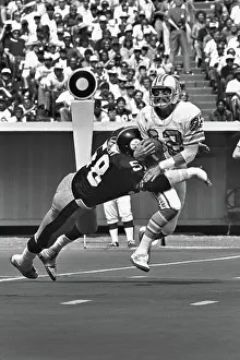 Football Prints: Houston Oilers v Pittsburgh Steelers