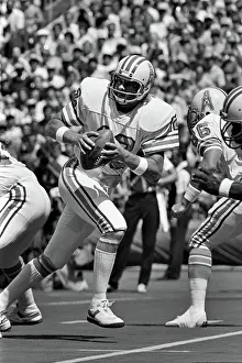 Football Prints: Houston Oilers v Pittsburgh Steelers