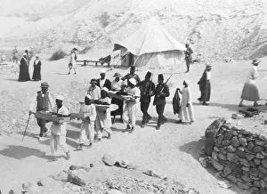 Luxor Prints: Howard Carter and Workers Bringing Treasures from Tomb