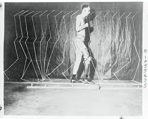Howard D. Eberhart Demonstrating Prosthetic Movements