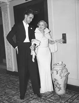 Producer Prints: Howard Hughes With Actress Marion Marsh