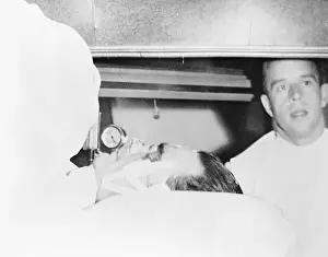 Howard Hughes in Ambulance after Plane Crash