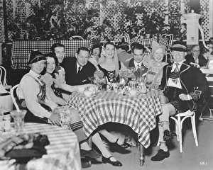 Howard Hughes and Other Cinema Notables at Costume Party