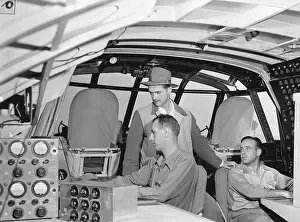 Howard Hughes with Crew in His Flying Boat