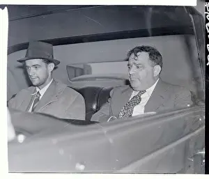 Howard Hughes with Fiorella LaGuardia After Round-the-World Flight