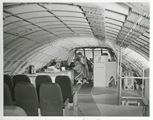 San Pedro Prints: Howard Hughes on Flight Deck of His'Spruce Goose