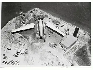 Los Angeles County Prints: Howard Hughes Hercules Plane Nearing Completion
