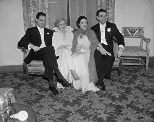 Howard Hughes with Hollywood Friends
