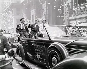 Howard Hughes During Parade in His Honor