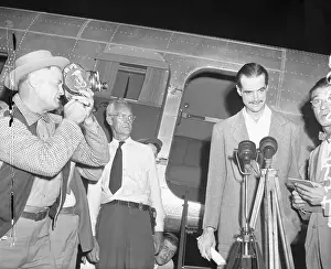 Filming Prints: Howard Hughes After Transcontinental Flight