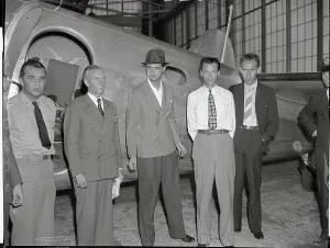 Connor Prints: Howard Hughes with Wichita Flight Crew