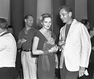 Astoria Prints: Howard S. Cushing with Doris Cromwell Socializing