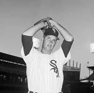 Hoyt Wilhelm in Pitching Stance
