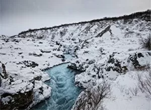 Images Dated 27th February 2010: Hraunfossar Waterfall, Iceland