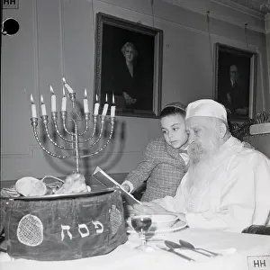 H.Tripp Explains Passover To H.Brook, Boy
