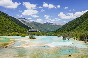 Travertine Pool Prints: Huanglong
