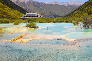 Images Dated 21st September 2008: HuangLong limestone ponds, SiChuan, China
