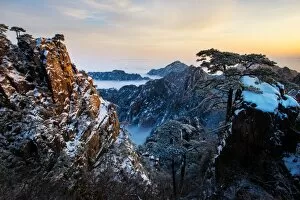 Images Dated 2nd February 2015: Huangshan Mountain in winter season