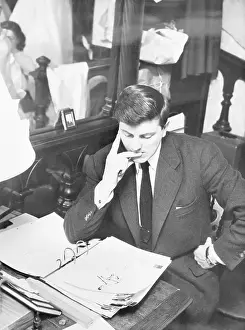 Hubert De Givenchy Studying Document