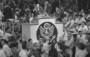 Democrat Prints: Hubert Humphrey Addressing the Democratic National Convention