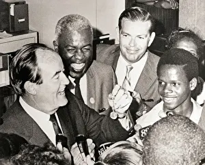 Hubert Humphrey with Key Ring