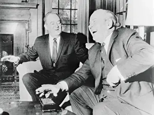 Hubert H Prints: Hubert Humphrey and Lester Pearson