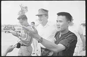Hubert Humphrey Receiving a Tour
