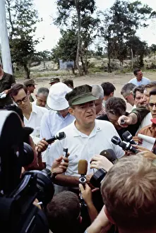 Huty34490 Prints: Hubert Humphrey In Vietnam