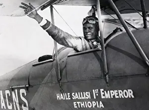 Biplane Prints: Hubert Julian, The Black Eagle