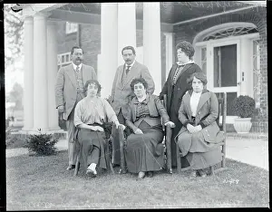 Huerta Family Outside their Residence