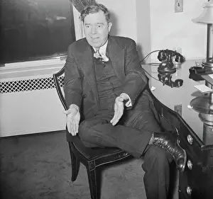 Huey Long Sitting in a Chair