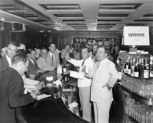 Huey Long Watching Samuel Guarino Tend Bar