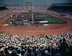 Huge Crowd of Olympic Spectators