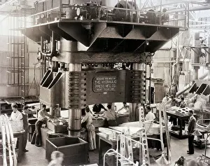 Huge Press at Douglas Aircraft Factory