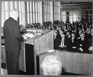Hugh B. Brown Addressing Church Audience