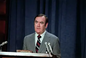 Hugh Carey at the Podium