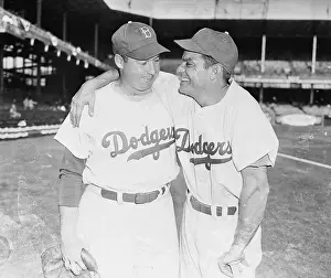Hugh Casey with Cookie Lavagetto
