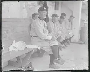 Hugh Jennings Posing with Legs Crossed